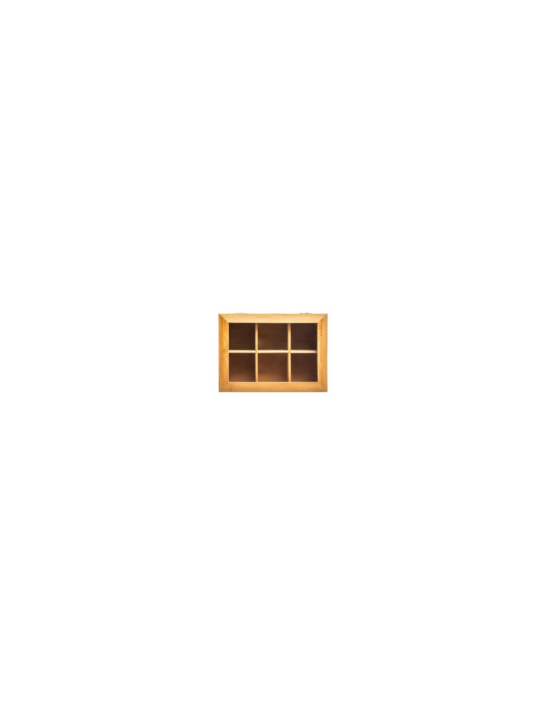 SCATOLA PORTATHE 151154 BAMBOO su TreG Ingrosso
