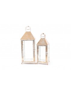 LANTERNA 05205 2 MISURA METALLO BIANCO/ORO su TreG Ingrosso