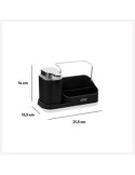 DISPENSER DETERSIVO 169131A CON PORTASPUGNE NERO su TreG Ingrosso