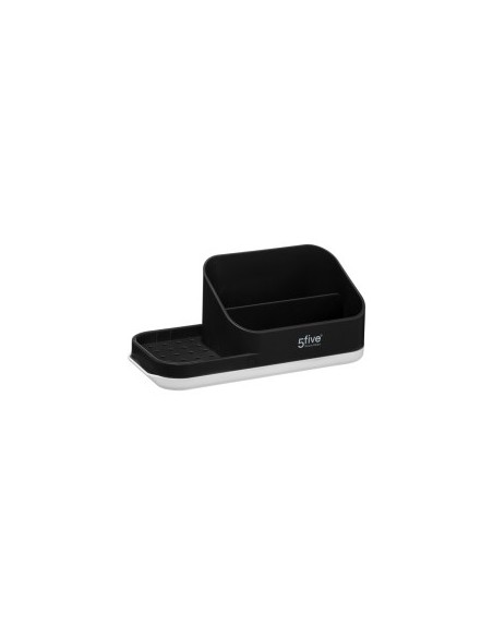DISPENSER DETERSIVO 169131A CON PORTASPUGNE NERO su TreG Ingrosso