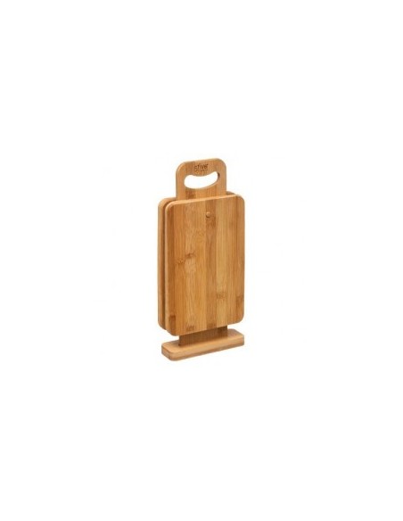 SET 4 TAGLIERI 540744113 BAMBOO CON BASE su TreG Ingrosso