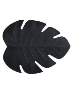 TOVAGLIETTA FOGLIA 47 X 38 NERO 160727B su TreG Ingrosso