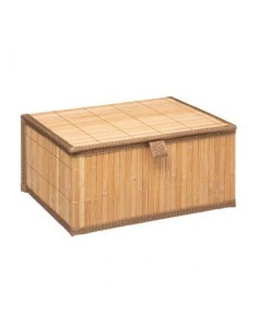 PANIERE IN BAMBOO 29 x 23 x 14 cm su TreG Ingrosso