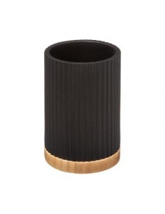 PORTASPAZZOLINI GRIGIO IN BAMBOO su TreG Ingrosso