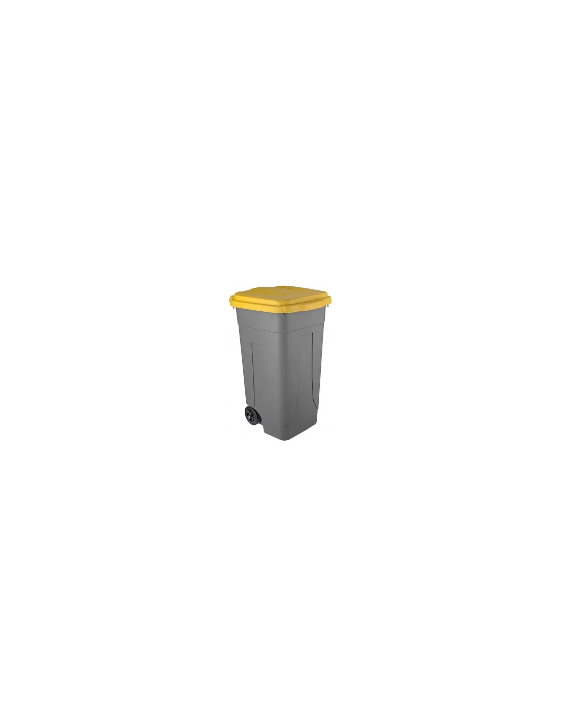 BIDONE CARRELLATO 80LT GIALLO C/COP E PEDALE su TreG Ingrosso