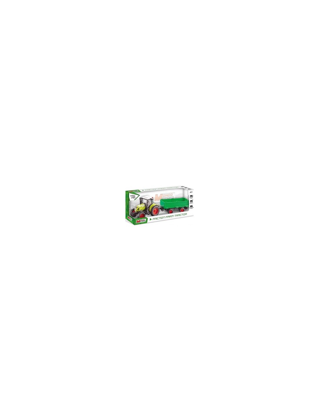 TRATTORE CON RIMORCHIO FRIZIONE LUCI E SUONI 51180 MONDOMOTORS su T...