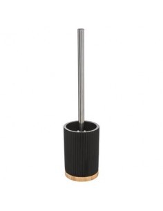SCOPINO PER WC NATUREO LEGNO/NERO 38 CM su TreG Ingrosso