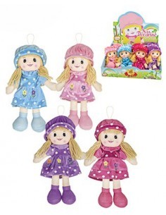 BAMBOLA PEZZA 26979BIS 32CM CON CAPPELLO ASS su TreG Ingrosso