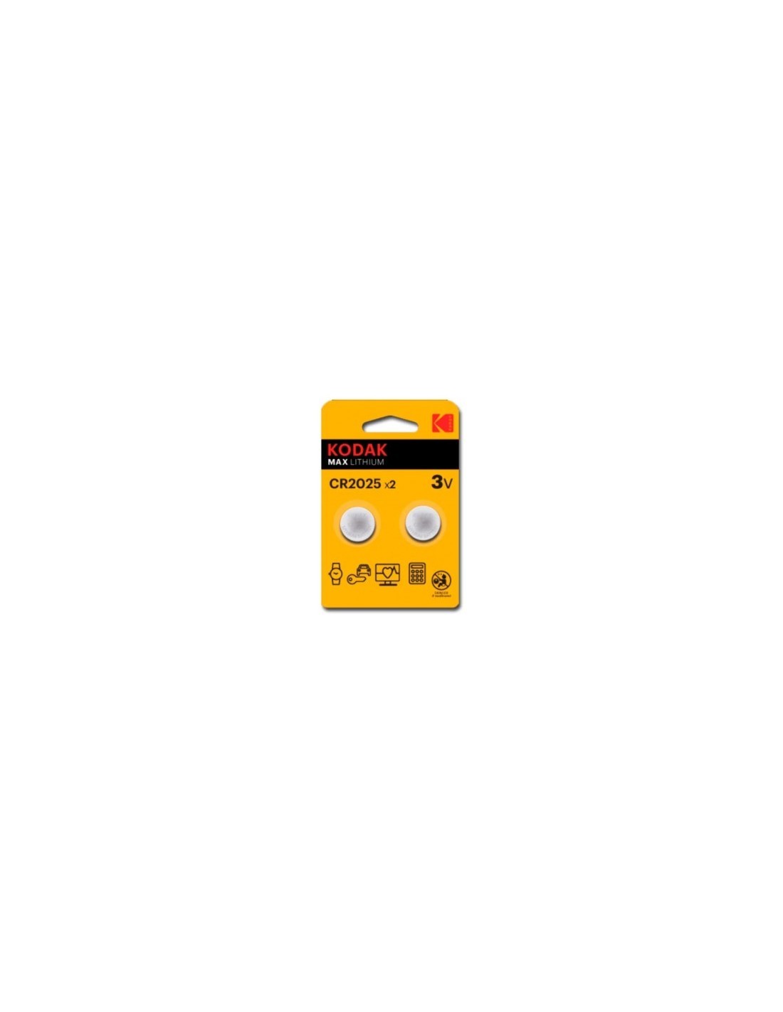 KODAK BLISTER 2 PILE CR2025 su TreG Ingrosso