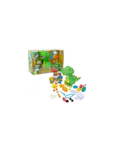 Creadò' Dino Dentino Set, Pasta Modellabile, Stampini e Accessori, Nice Group