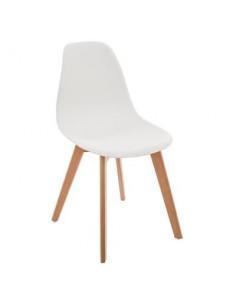 SEDIA 127368B SIMPLE BIANCA su TreG Ingrosso