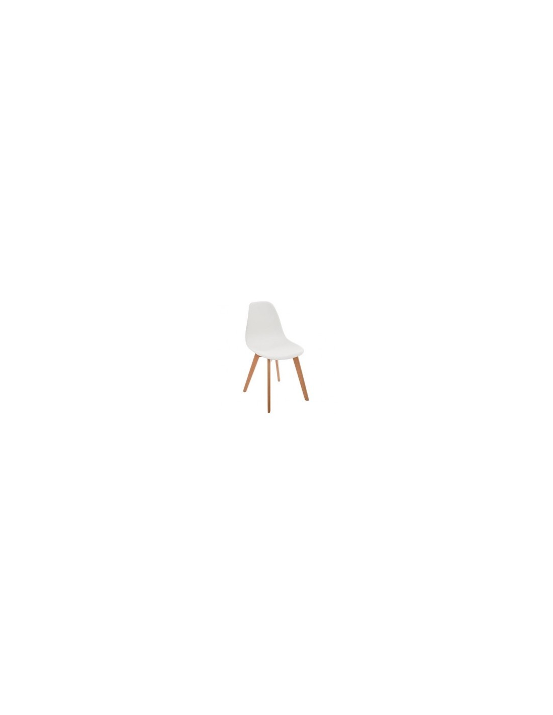 SEDIA 127368B SIMPLE BIANCA su TreG Ingrosso
