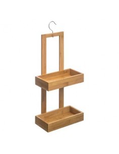 MENSOLA BAGNO 2 POSTI IN BAMBOO su TreG Ingrosso