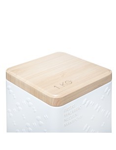 CONTENITORE PASTA 169297 RILIEVO BIANCO su TreG Ingrosso