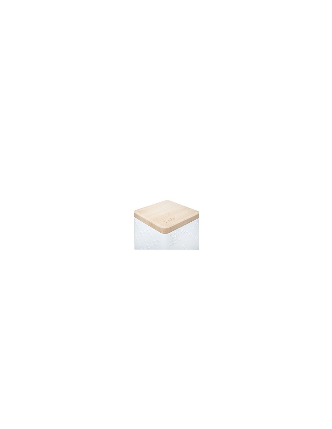 CONTENITORE PASTA 169297 RILIEVO BIANCO su TreG Ingrosso