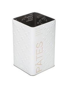 CONTENITORE PASTA 169297 RILIEVO BIANCO su TreG Ingrosso