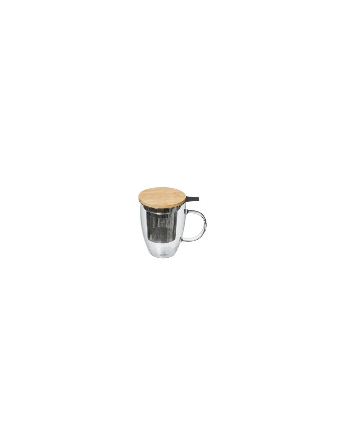 TAZZA 173784 VETRO C/INFUSORE 40CL su TreG Ingrosso