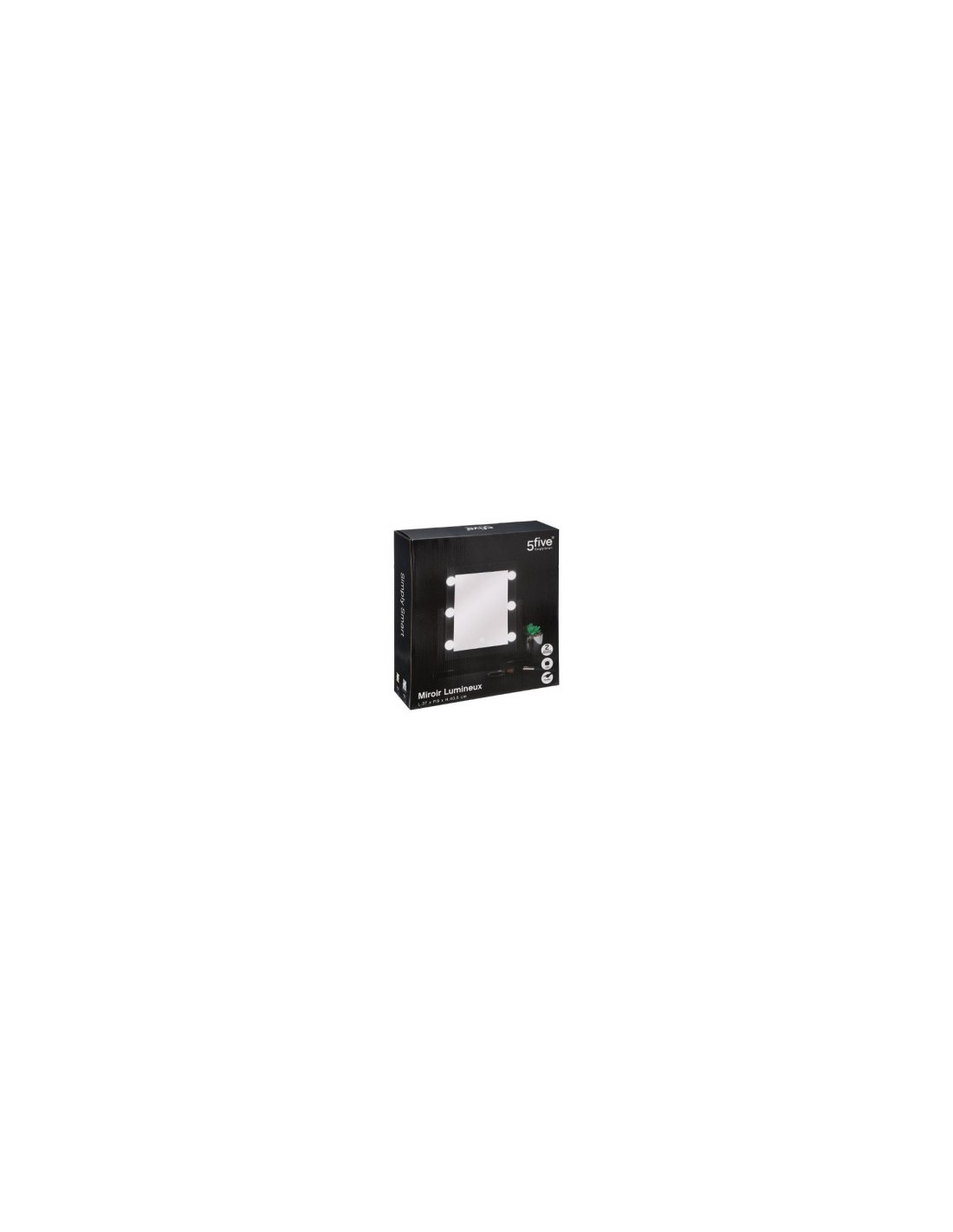 SPECCHIO 161057 37X40,5CM CON LUCI su TreG Ingrosso