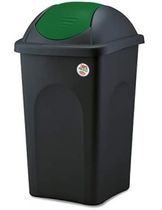 PATTUMIERA 70206 60LT NERA/ONDULINA VERDE su TreG Ingrosso