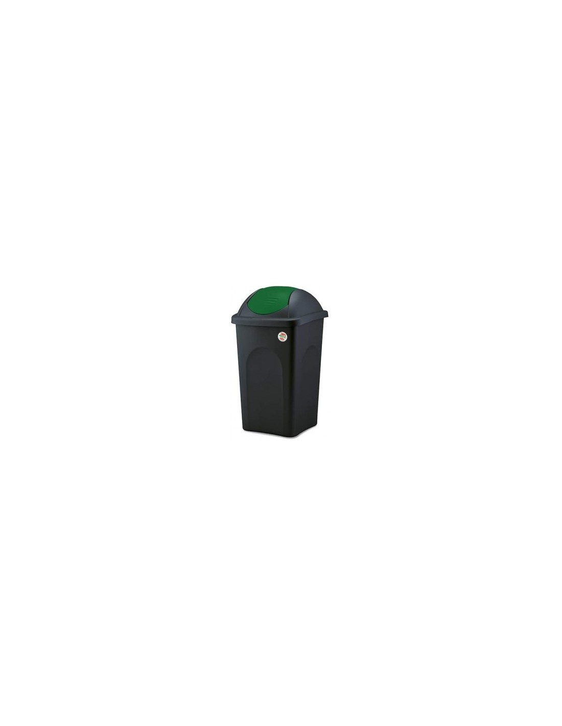 PATTUMIERA 70206 60LT NERA/ONDULINA VERDE su TreG Ingrosso