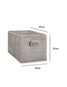 PORTAOGGETTI 160384G 15X31CM BEIGE su TreG Ingrosso
