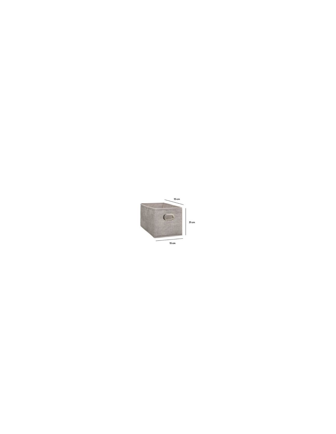 PORTAOGGETTI 160384G 15X31CM BEIGE su TreG Ingrosso
