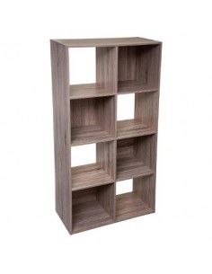 SCAFFALE 160478 LEGNO 8 SCOMPARTI 67X32X134 su TreG Ingrosso