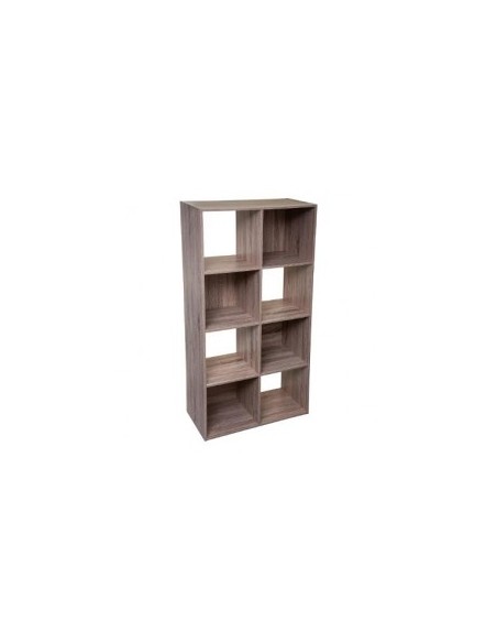 SCAFFALE 160478 LEGNO 8 SCOMPARTI 67X32X134 su TreG Ingrosso