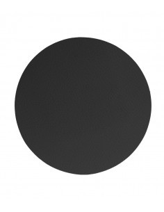 SET 6 SOTTOBICCHIERI TENOR EFFETTO PELLE, NERO 10 CM su TreG Ingrosso