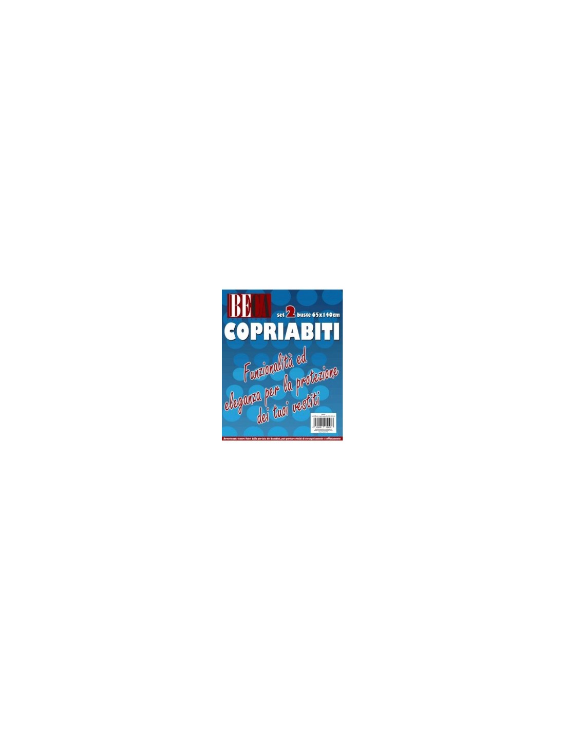 SET 2 BUSTE COPRI CAPPOTTI 08947 65X140CM BECA su TreG Ingrosso