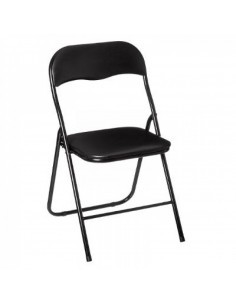 SEDIA PIEGHEVOLE 44X48X79CM NERA su TreG Ingrosso