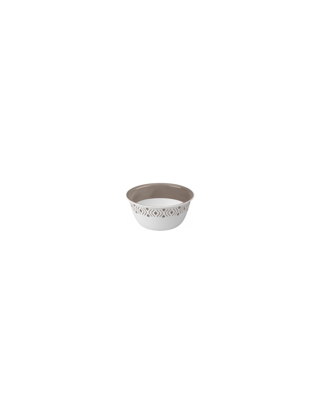 CIOTOLA TOSCA D13CM BIANCO/TORTORA su TreG Ingrosso