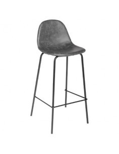 SGABELLO BAR VLADI 95CM GRIGIO su TreG Ingrosso