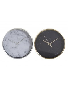 OROLOGIO PARETE D25CM CRISTALLO/ALLUMINIO su TreG Ingrosso