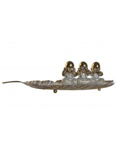 VASSOIO 45X22X11CM RESINA/METALLO su TreG Ingrosso