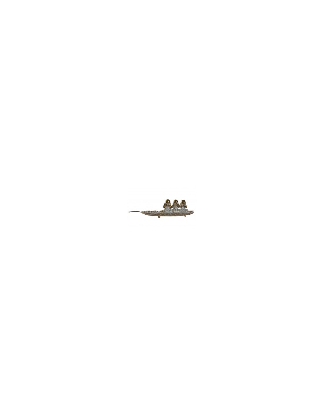 VASSOIO 45X22X11CM RESINA/METALLO su TreG Ingrosso
