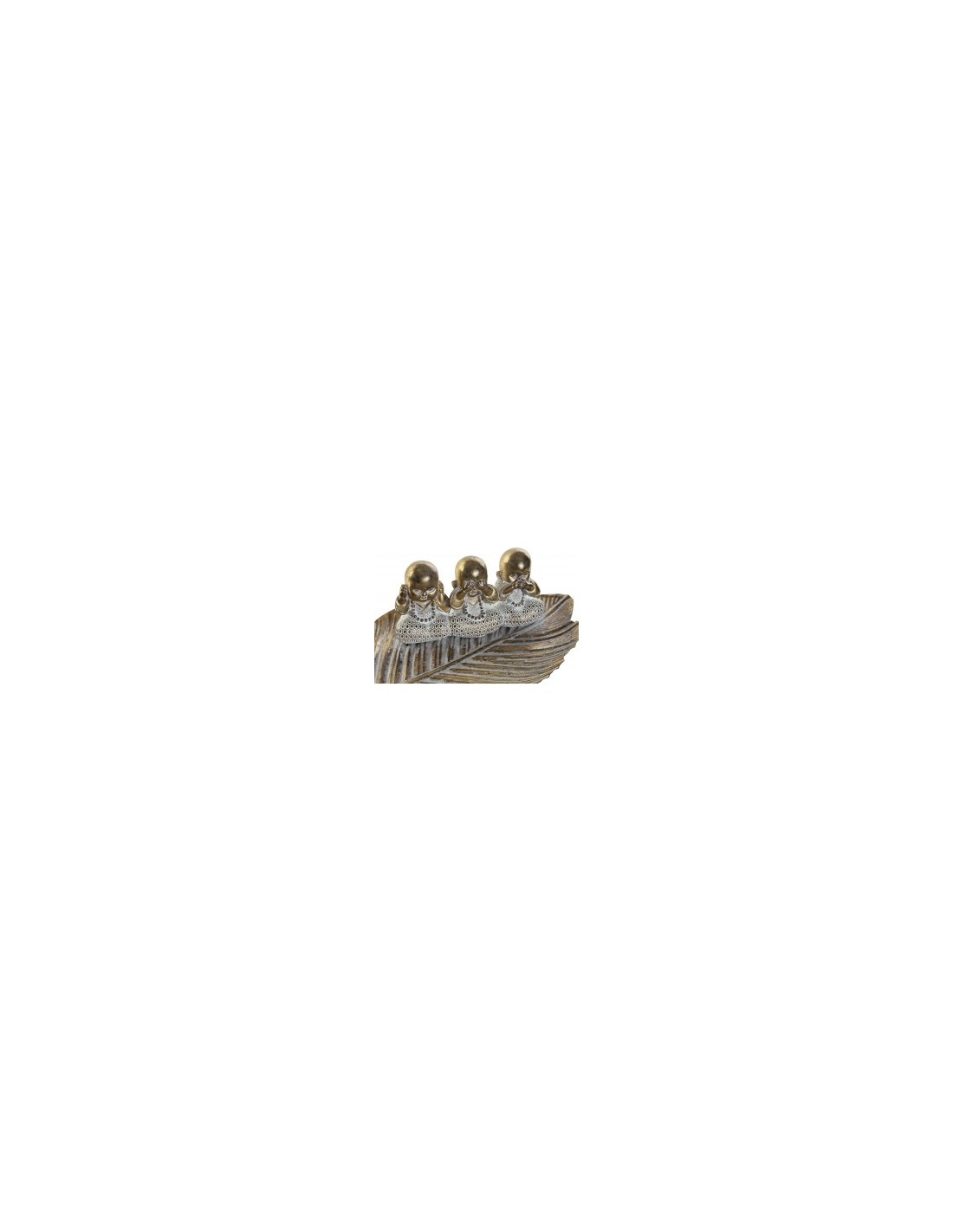 VASSOIO 45X22X11CM RESINA/METALLO su TreG Ingrosso