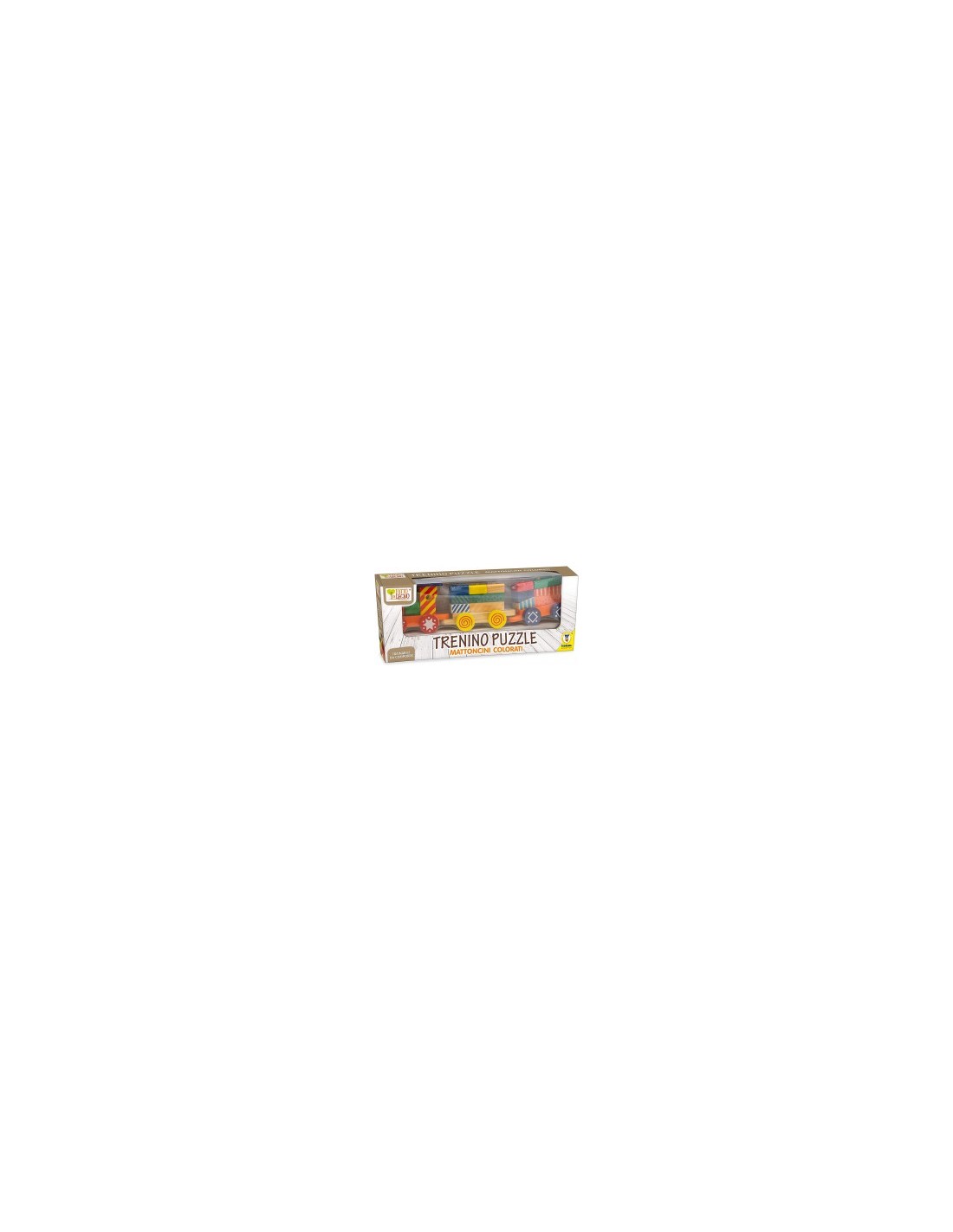 FATTO DI LEGNO 40424 TRENINO PUZZLE su TreG Ingrosso