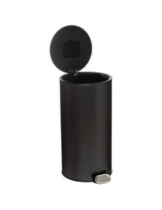 PATTUMIERA 30LT METALLO NERO su TreG Ingrosso