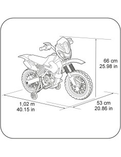 MOTO CROSS 11250 400F 6V su TreG Ingrosso