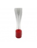 CONF 6 FLUTE PLASTICA BASE ROSSA su TreG Ingrosso