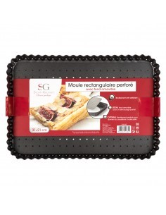 TEGLIA METALLO BASE RIMOVIBILE 31X21CM su TreG Ingrosso