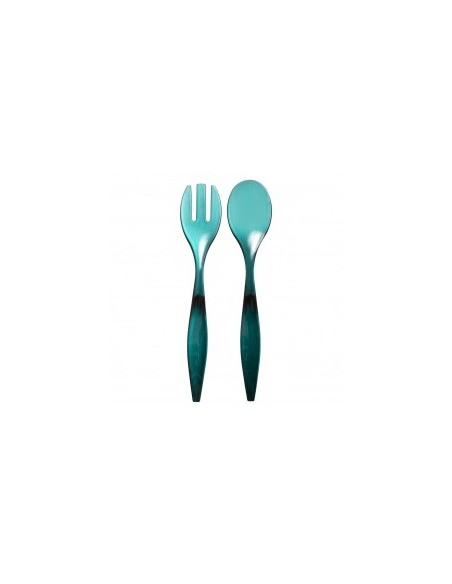 POSATE INSALATA VERDE PETROLIO su TreG Ingrosso