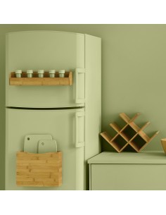 PORTABOTTIGLIE 8 POSTI BAMBOO su TreG Ingrosso