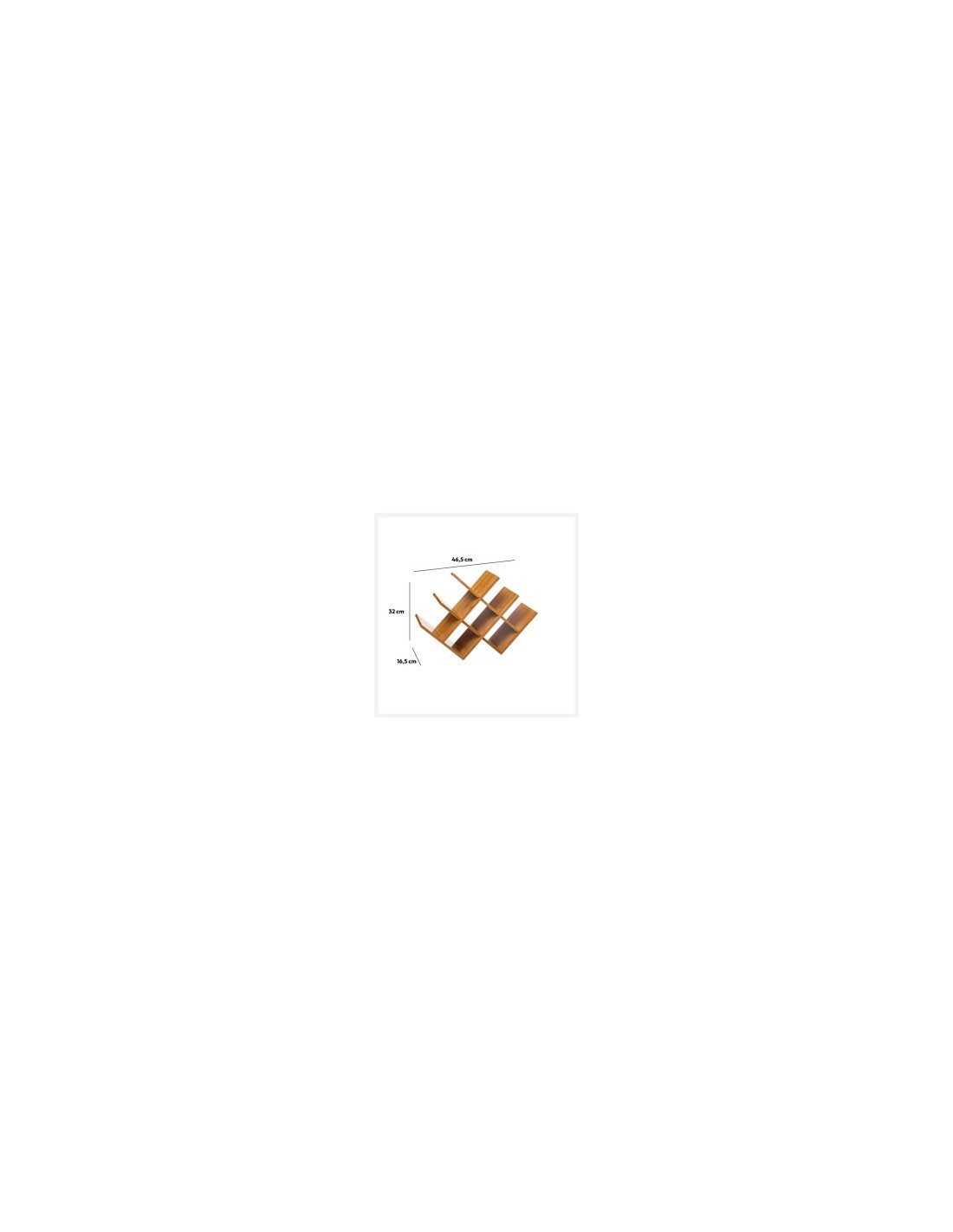 PORTABOTTIGLIE 8 POSTI BAMBOO su TreG Ingrosso