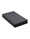 SET 6 PIATTI ARDESIA 18X30CM su TreG Ingrosso