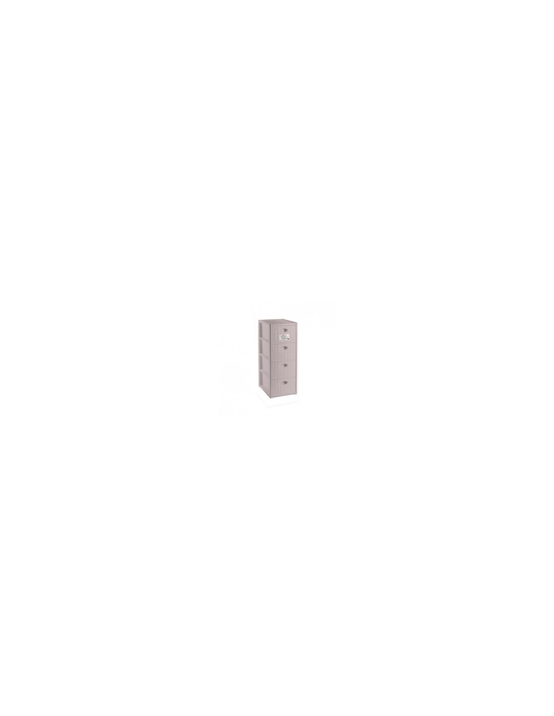 CASSETTIERA ELEGANCE SLIM 4C TORTORA su TreG Ingrosso