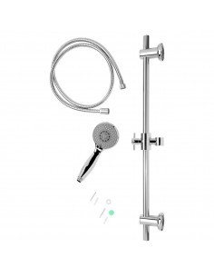 SET DOCCIA TUBO 150CM E COLONNA 70CM INOX su TreG Ingrosso