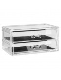 PORTAGIOIE TRASPARENTE 2 CASSETTI 19X9X12CM su TreG Ingrosso
