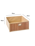 PORTAOGGETTI 31X15CM BAMBOO NATURALE su TreG Ingrosso